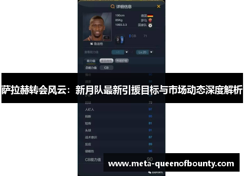 萨拉赫转会风云：新月队最新引援目标与市场动态深度解析