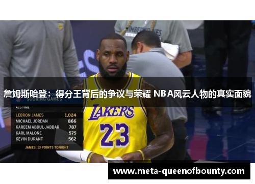 詹姆斯哈登：得分王背后的争议与荣耀 NBA风云人物的真实面貌